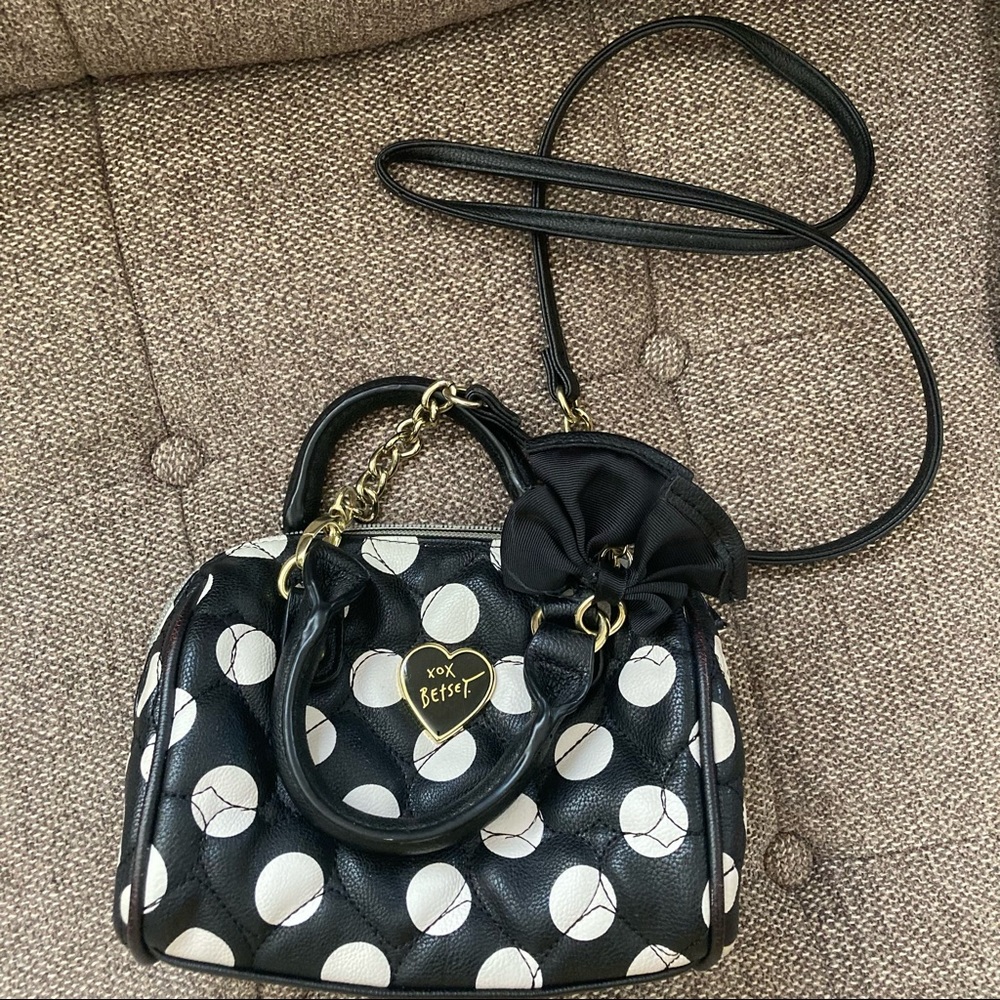 Y2K Polka Dots Hand Bag/Detachable Strap